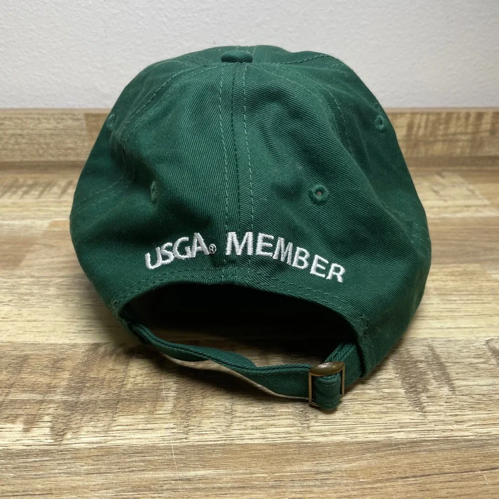 Shinnecock‎ Hills Golf Hat USGA Member Green Baseball Cap 2018 U.S. Open EUC